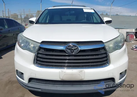 2015 Toyota Highlander Le Plus V6 из США, поврежденный, VIN 5TDBKRFH5FS079384